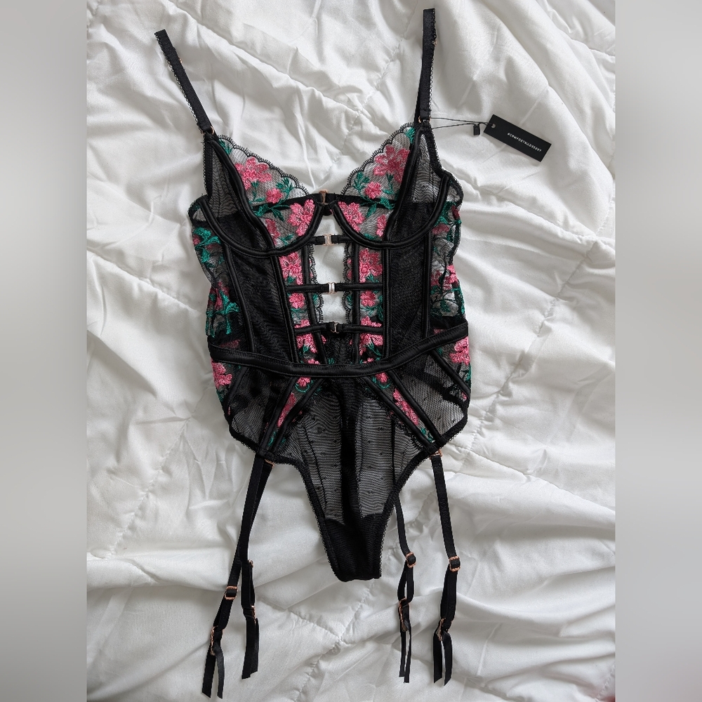 Lounge Underwear Brand Brooke Black Bodysuit